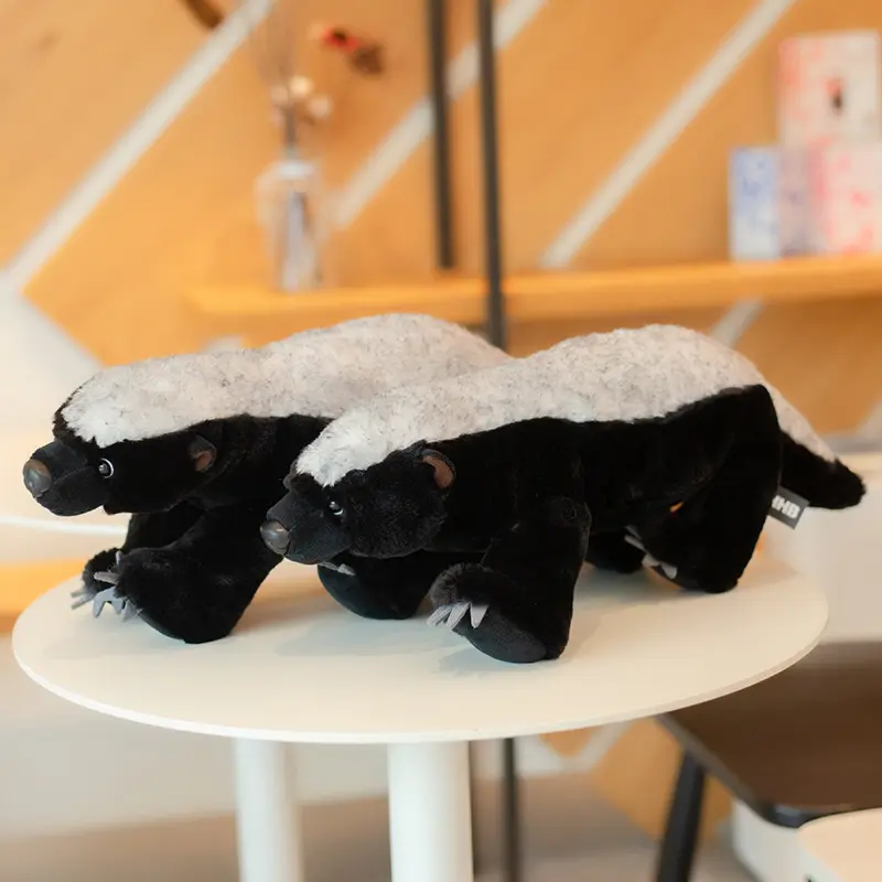 Simulation Badger Mongoose Plush Toy The Gods Must Be Crazy 2 Stuffed Wild Animal Doll Christmas Birthday Gift Badger Honey Toy