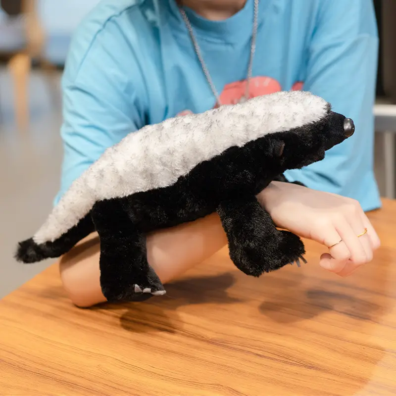 Simulation Badger Mongoose Plush Toy The Gods Must Be Crazy 2 Stuffed Wild Animal Doll Christmas Birthday Gift Badger Honey Toy