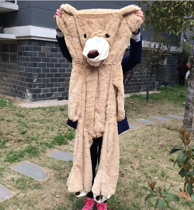 100cm-200cm America Giant Teddy Bear Plush Toys Soft Teddy Bear Skin Popular Birthday & Valentine's Gifts For Girls Kid's Toy