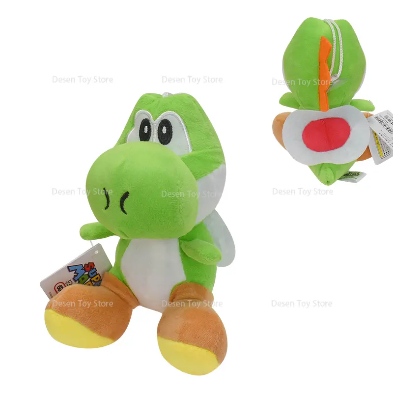 10 Colors Bros Plush Toys Yoshi Mario Purple Yoshi Stuffed Toys Green Red Blue Yoshi Black Pink Yoshi Anime Doll Plushie 15cm