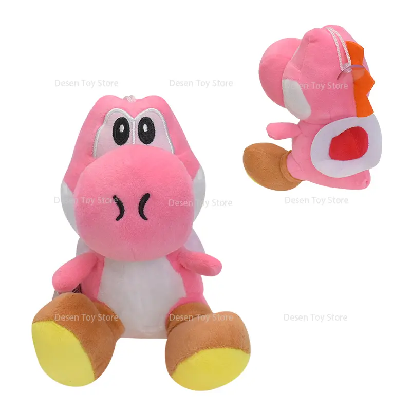10 Colors Bros Plush Toys Yoshi Mario Purple Yoshi Stuffed Toys Green Red Blue Yoshi Black Pink Yoshi Anime Doll Plushie 15cm