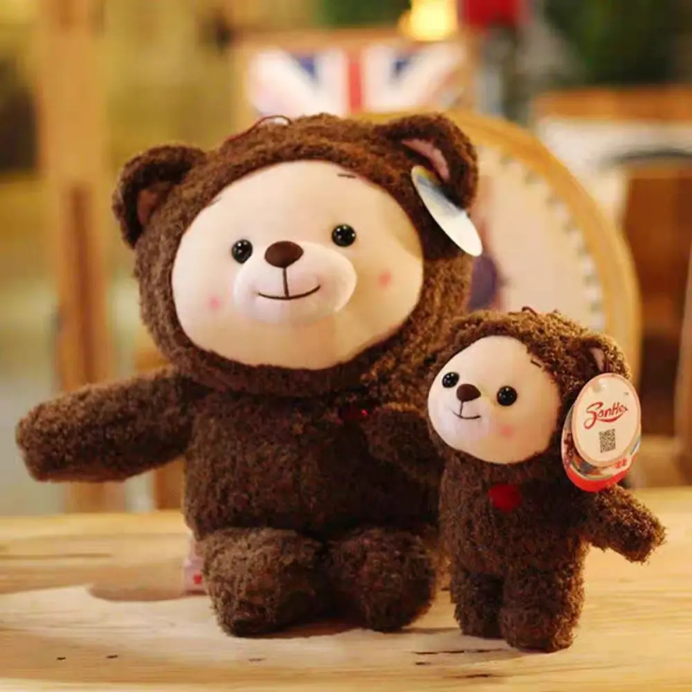 25/35cm Rainbow Ruby Teddy Bear Plush Toy Kawaii Stuffed Animal Bear Dolls Cute Ruby Bear Soft Toy for Children Birthday Gifts