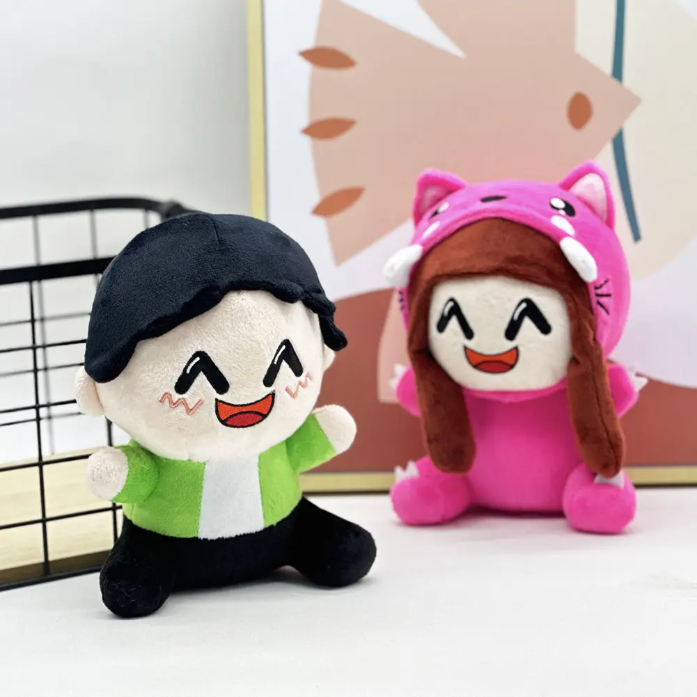 Omz Plush Toy Omz Crew Doll Merch Stuffed Doll Soft Toy Girls Figure Doll Anime Collectibles Kawaii Kids Birthday Gifts for Fans