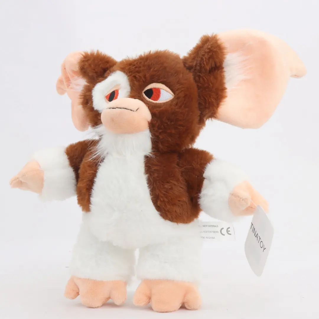 TINATOY 26cm Kawaii Gremlins Gizmo Plush Toy Gremlins 3 Game Figure Doll Soft Stuffed Plush Animals Halloween Gift for Kids