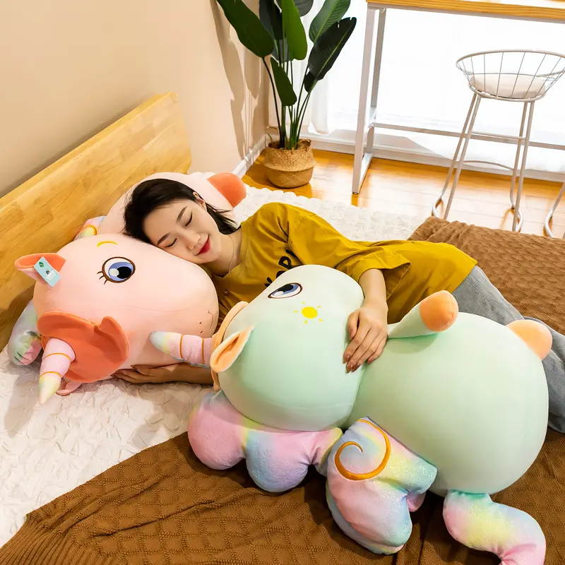 Cute Unicorn Plush Animal Sitting Horse Plush Toy Decoration Soft Pillow/Cushion Birthday Gift for Family and Friends