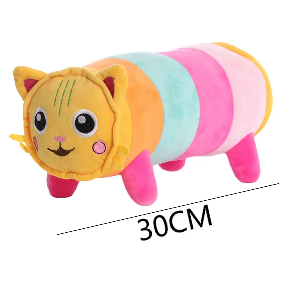 Hot Gabby Dollhouse Plush Toy Mercat Cartoon Stuffed Animals Smiling Cat Car Cat Hug Gaby Girl Dolls Kids Birthday Gifts
