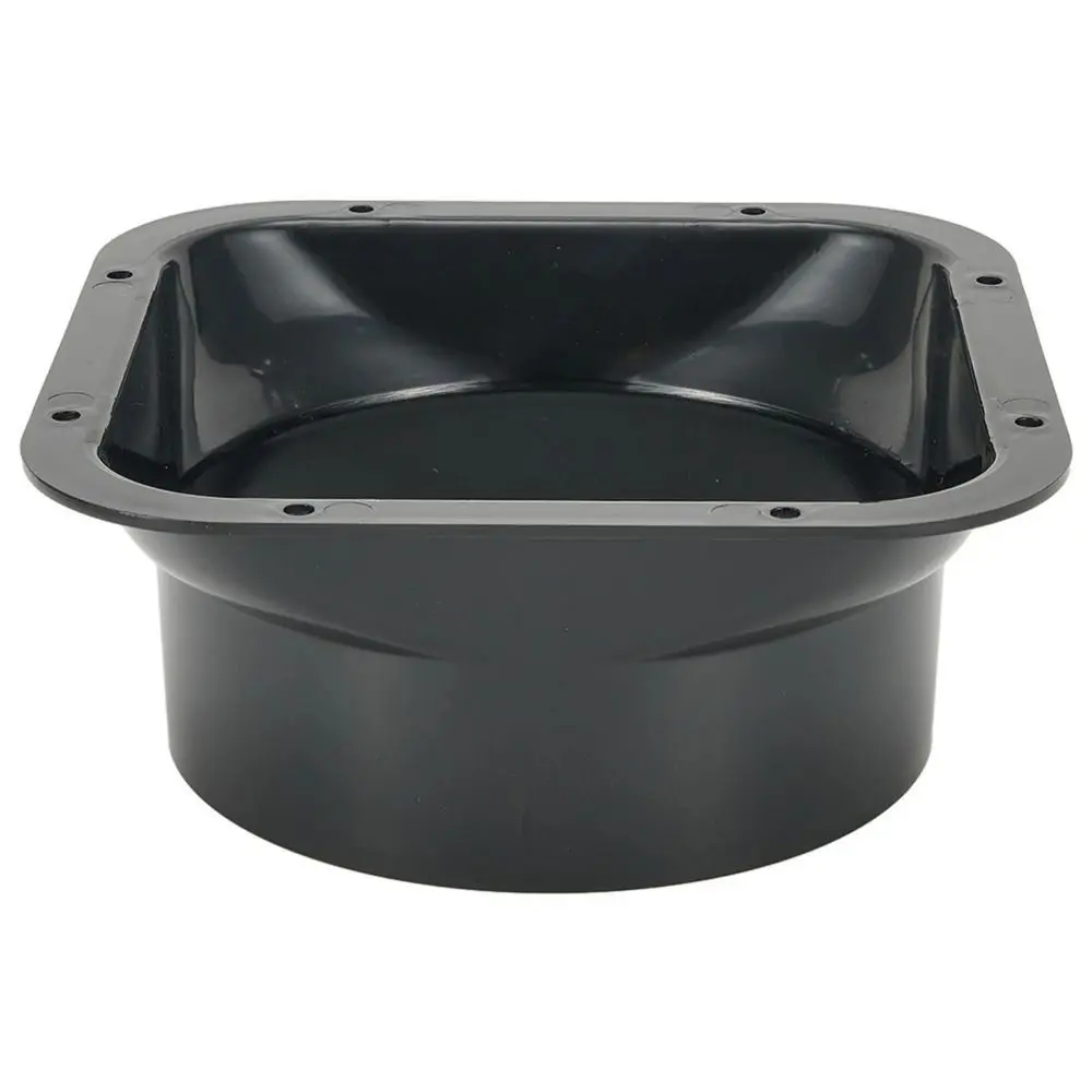 Fan Connection ABS Wall Flange Connector Black 100-300MM Ventilation Pipe Joint Air Ducting Connection Ventilation Pipe