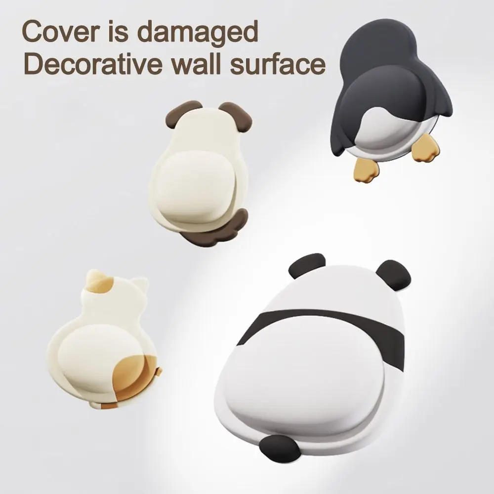 1/2Pcs New Soft Rubber Door Stopper Self Adhesive Shockproof Anti Collision Pads Mute Design Anti-slip Protection Stickers Home