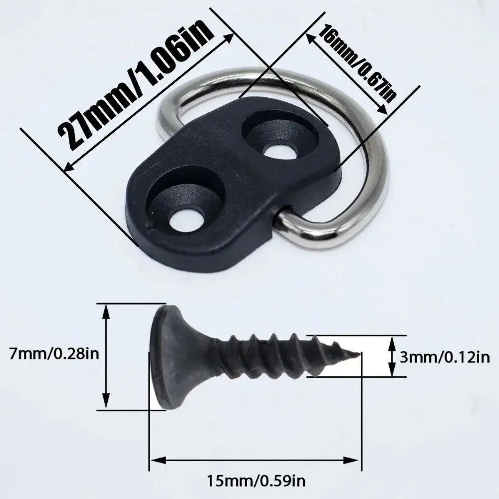 Ring Loop Car Cargo Net Hook Flat Screen Net High Quality Fixings Clips Floor Hook Accessories Modification Accessories