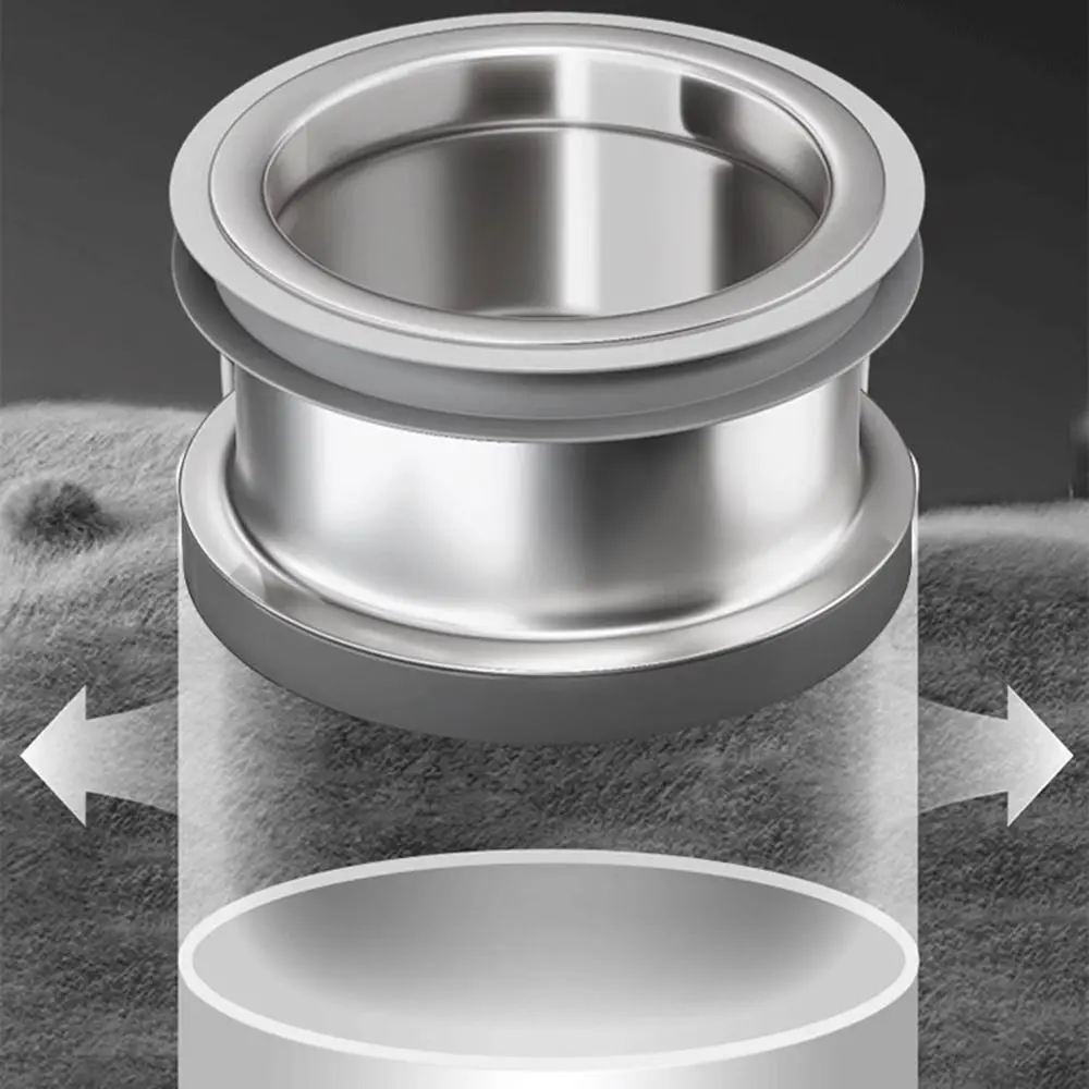 Stainless Steel Toilet Bowl Gaskets Anti Leakage Extended Sealing Ring Check Valve Thick Anti Odor Toilet Seat Base Accessories
