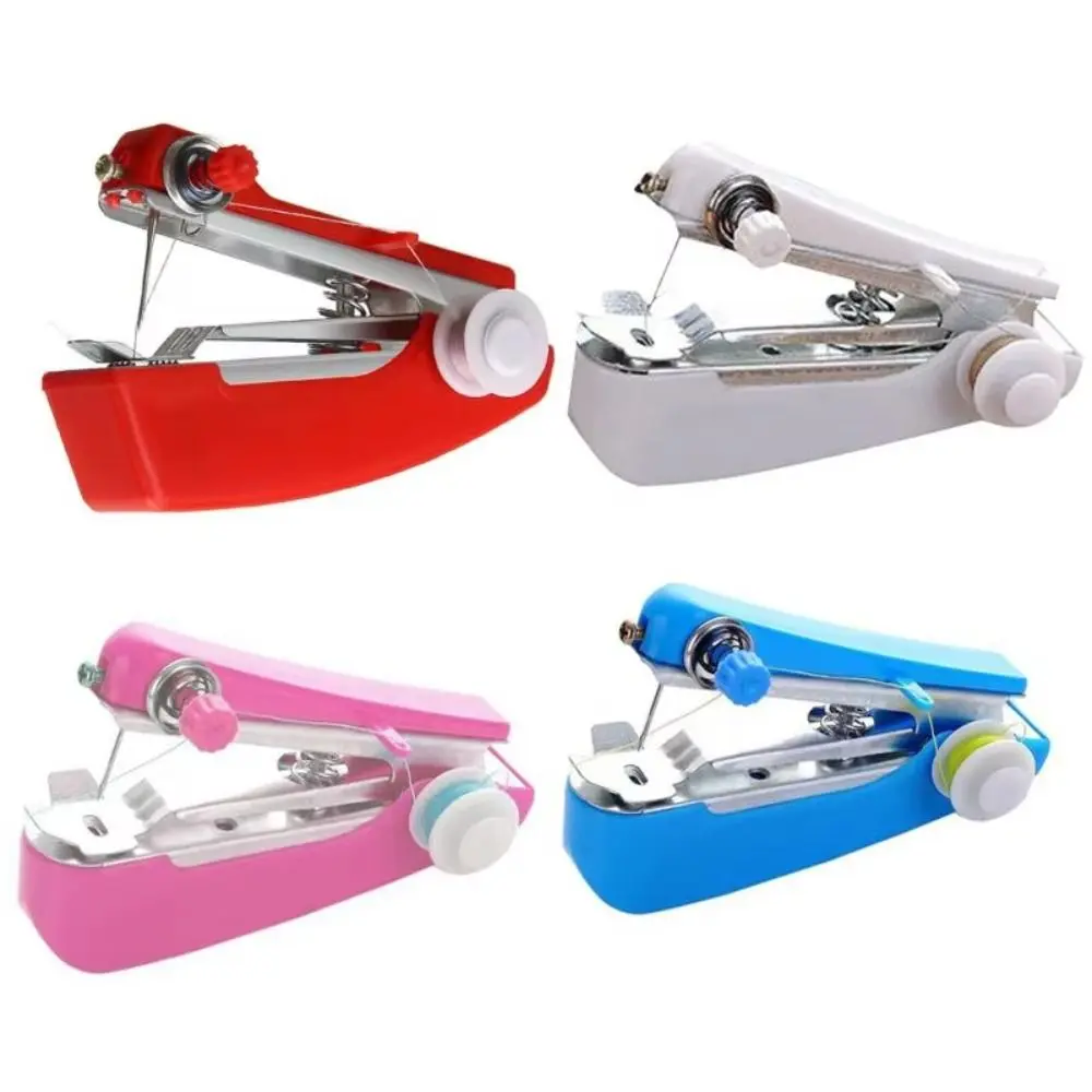 Mini Household Handheld Sewing Machine Pocket Outdoor Portable Sewing Machine Travel Small Sewing Machine for Outdoor Activities