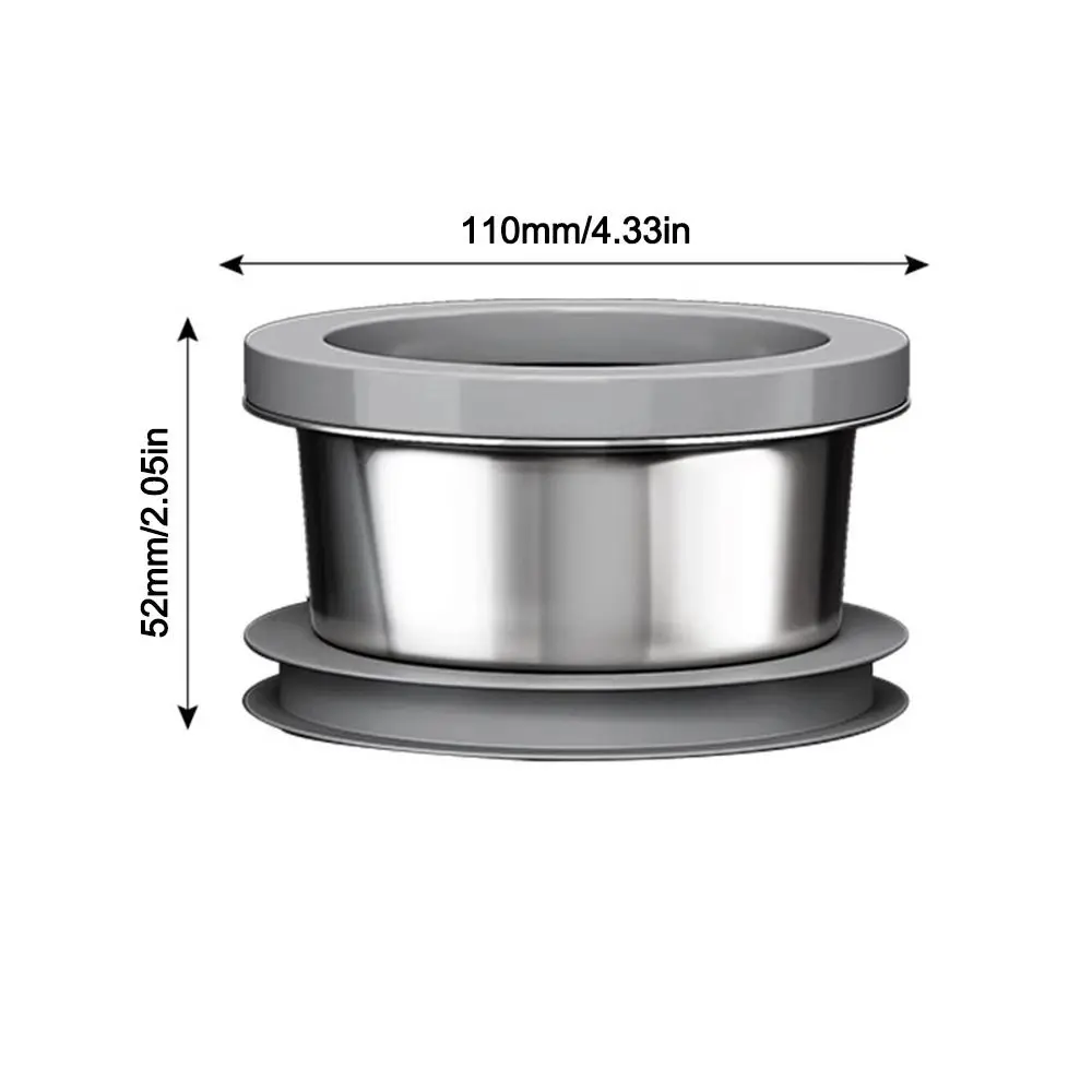 Stainless Steel Toilet Bowl Gaskets Anti Leakage Extended Sealing Ring Check Valve Thick Anti Odor Toilet Seat Base Accessories