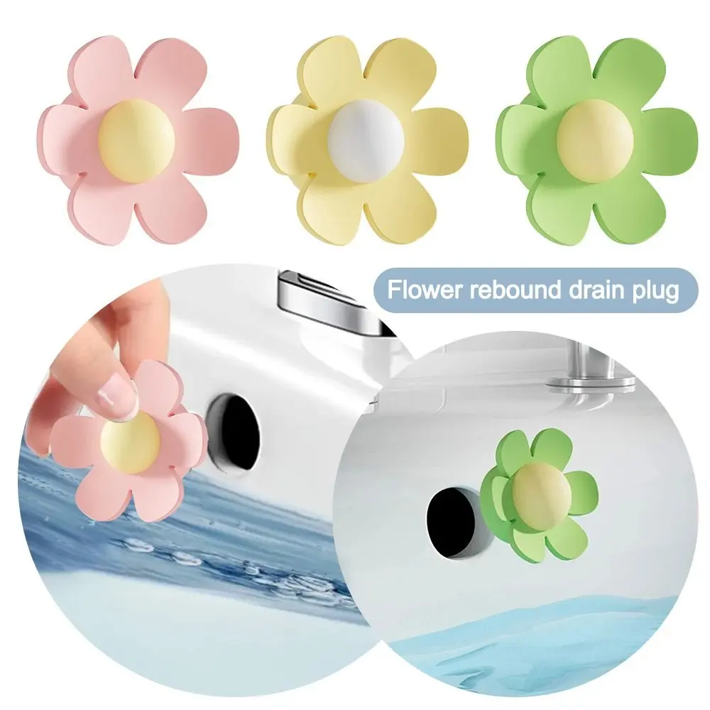 Anti-clogging Sewer Pipe Seal Ring Anti-odor Insect Proof Sealing Cover Flower Shaped Bathroom Sink Drain Stopper Universal