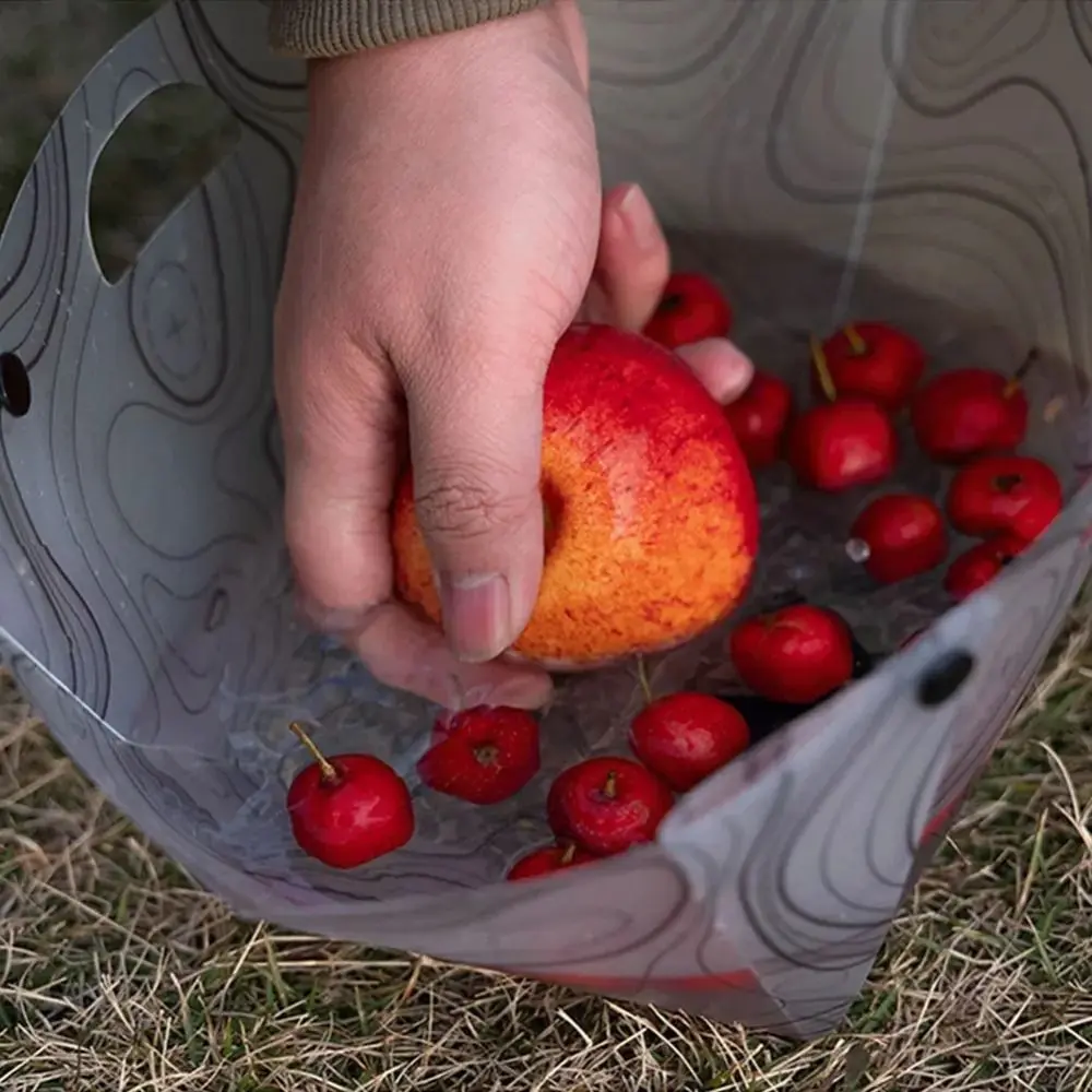 New Lightweight Foldable Camping Tableware Multi-purpose Heat-resistant Portable Bowl Free Heat-resistant Dinner Plate Picnic