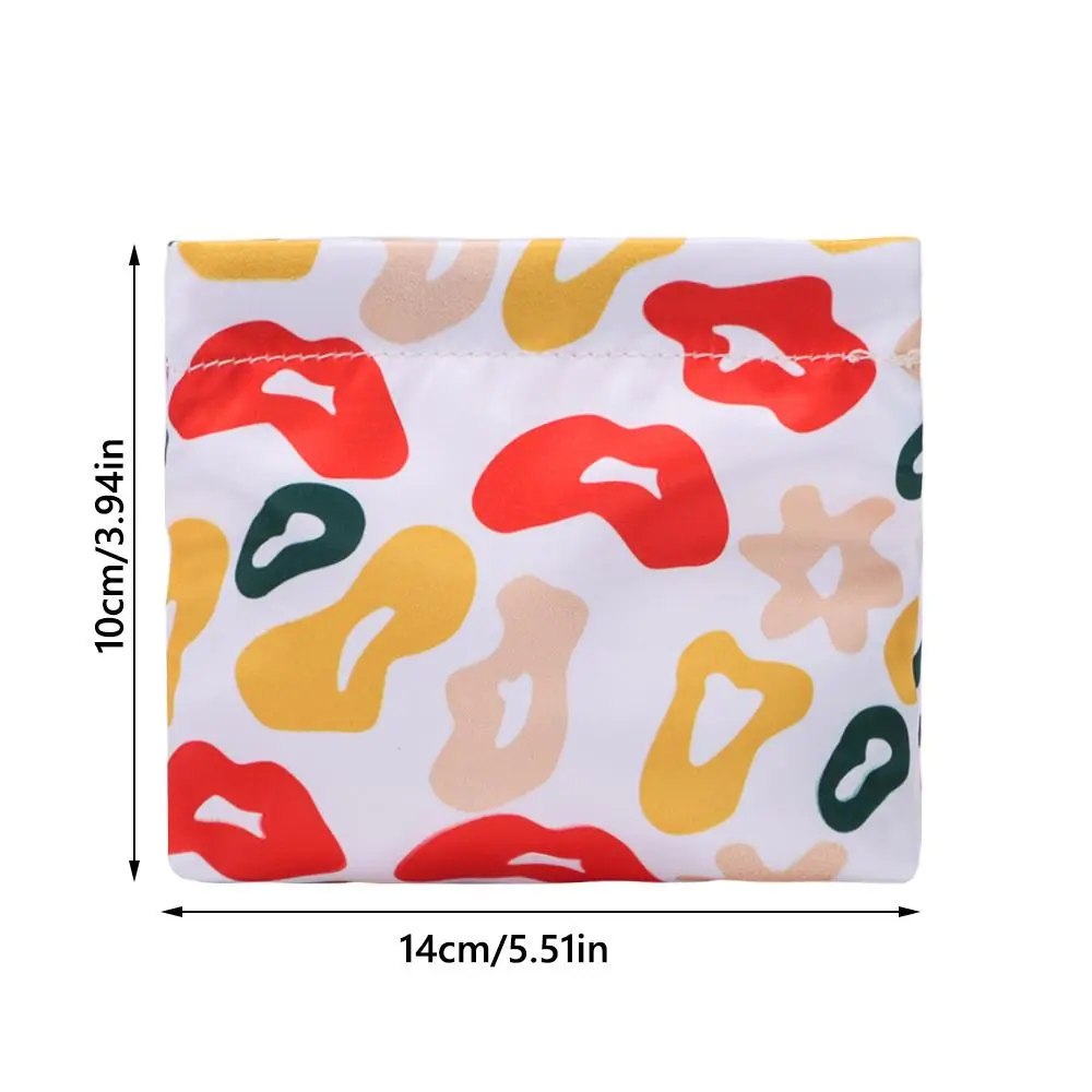 New Portable Makeup Storage Bag Compact Automatic Closure Lipstick Bags Cotton Sanitary Napkin Organizer Daily