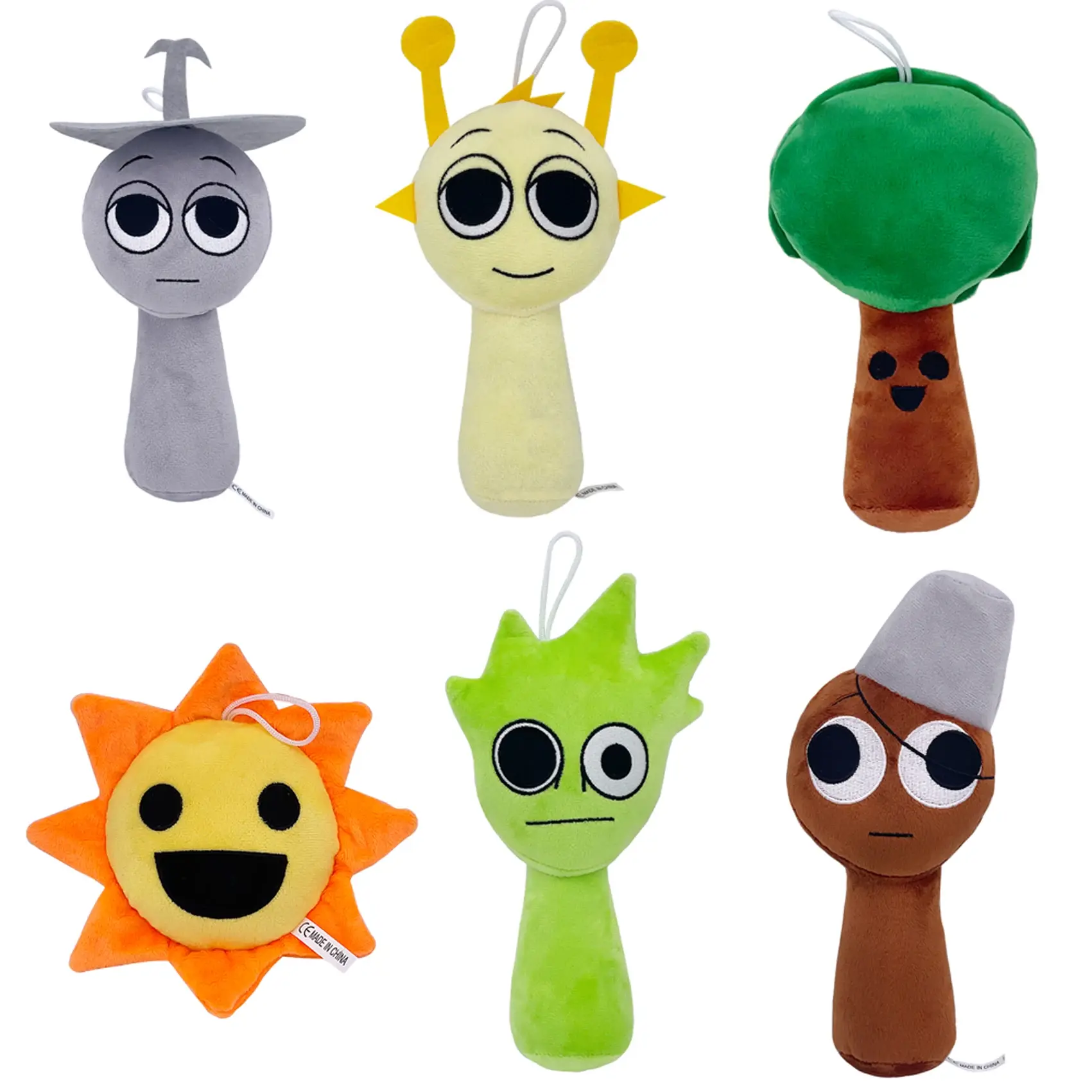 New Sprunki Plush Toys Sprunki Dolls Oren Wenda Sprunki Stuffed Doll Plush Stuffed Kids Christmas Birthday Gift Home Decors