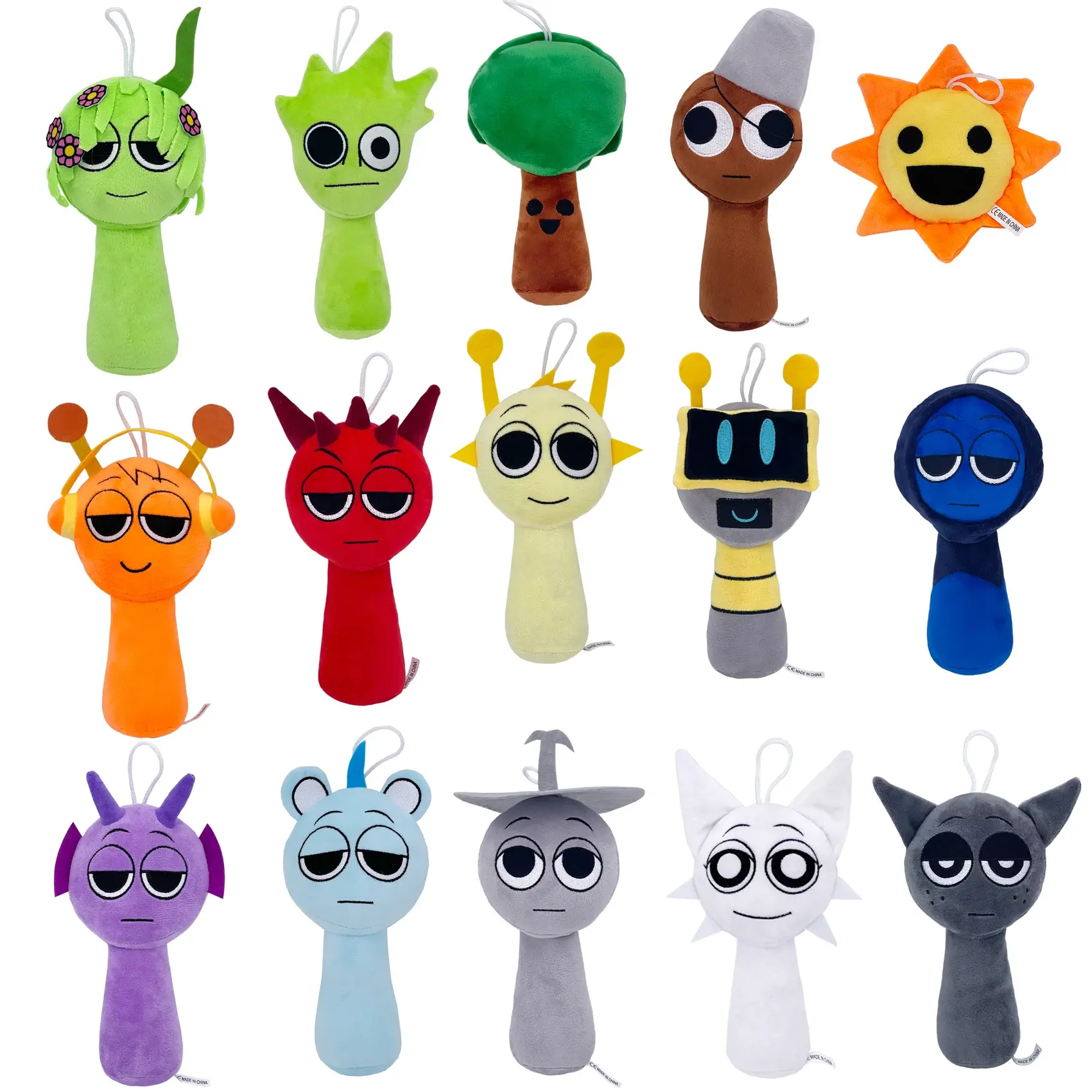 New Sprunki Plush Toys Sprunki Dolls Oren Wenda Sprunki Stuffed Doll Plush Stuffed Kids Christmas Birthday Gift Home Decors