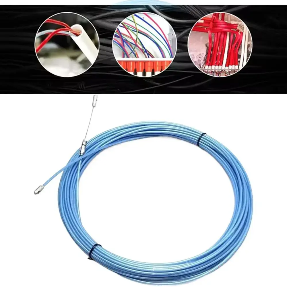 10/15/20/30m Wire Cable Puller Blue Universal Fastener Cable Pulling Tool Threading Device for Telecom Electrical Wall