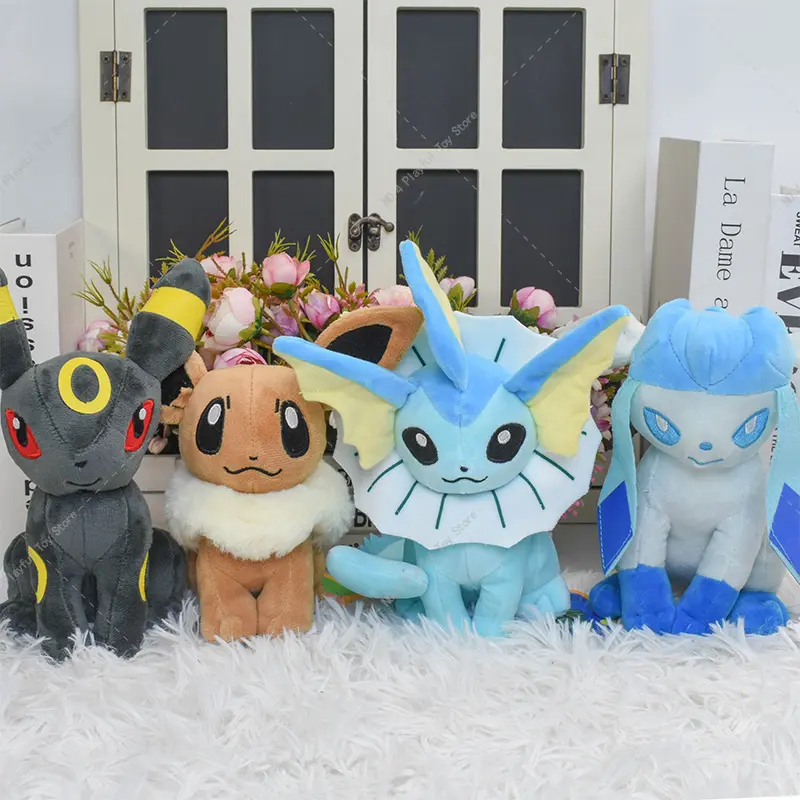 Pokemon Plush Eevee Sylveon Flareon Espeon Jolteon Umbreon Vaporeon Leafeon Glaceon Doll Soft Stuffed Toys Christmas Gift