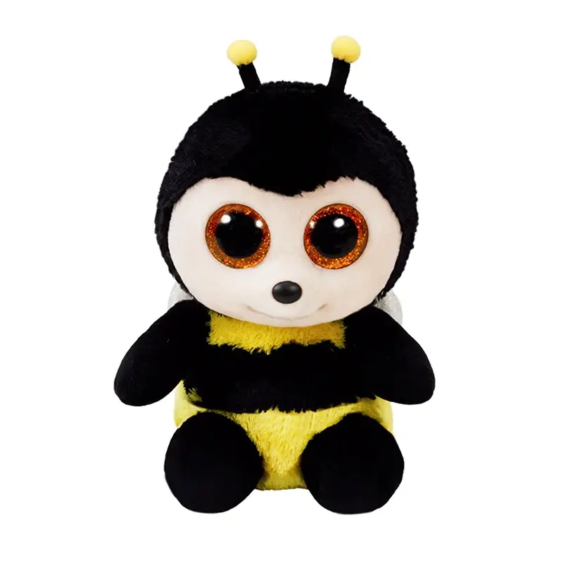 15CM TY Big Eye Beanie Plush Stuffed Animal Cat unicorn Fox  Dog Deer dinosaur owl Doll Toy Christmas Gift