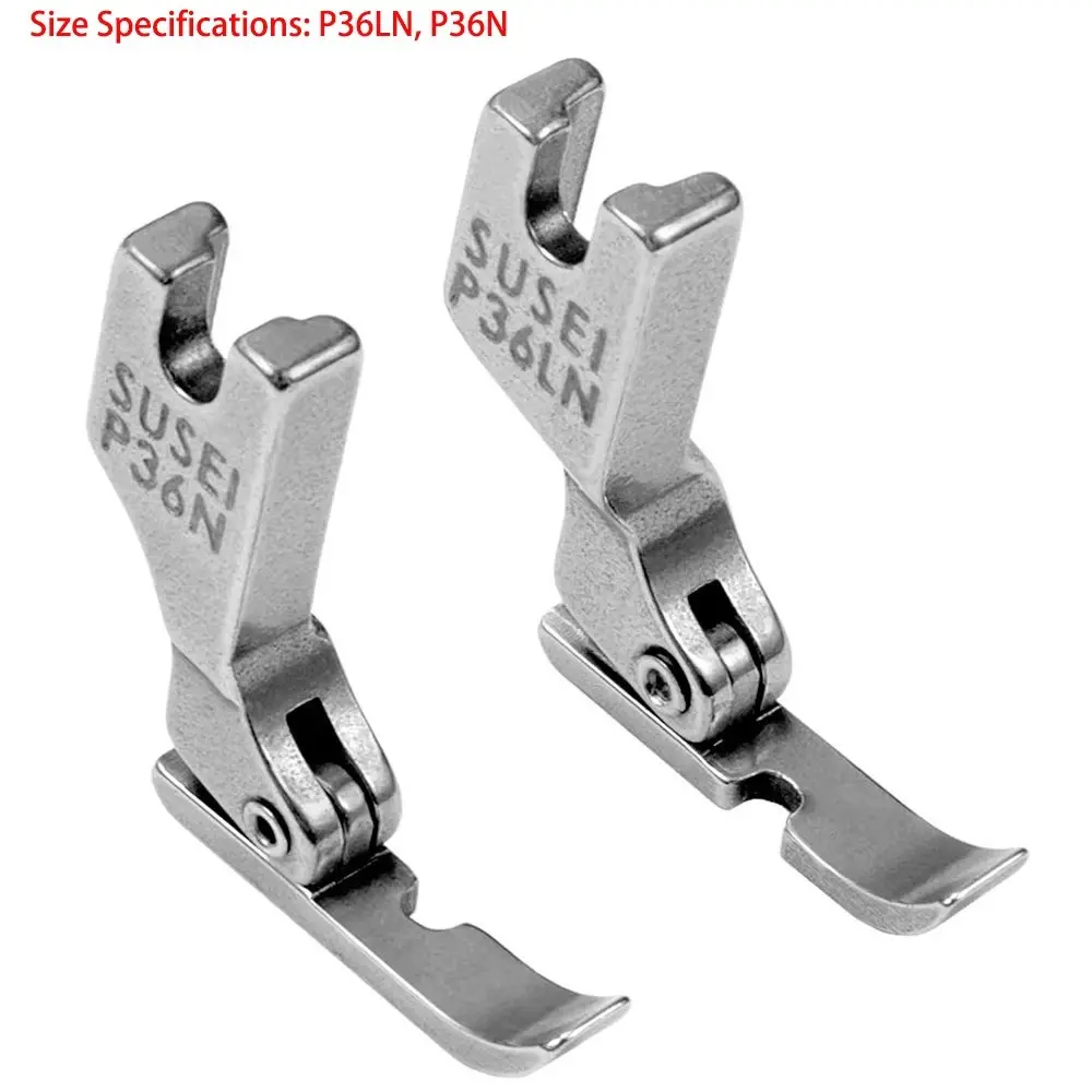 P36N P36LN Cording Zipper Presser Foot Sewing Tools Industrial Guide Feet All Steel Sewing Machine Accessories
