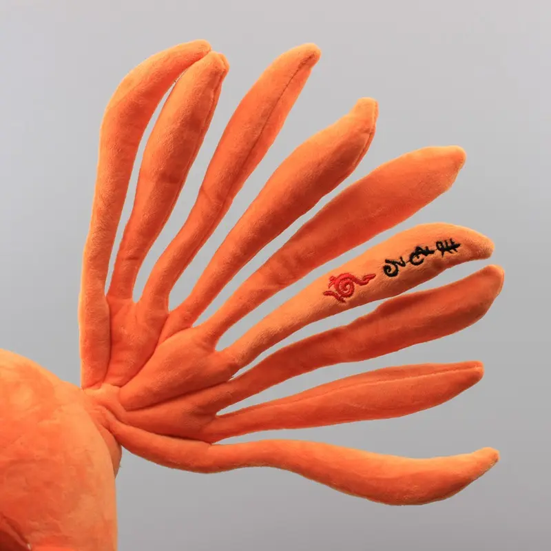 Kurama plush cartoon doll toy cute soft stuffed kyuubi fox plush doll for children birthday gift 20cm
