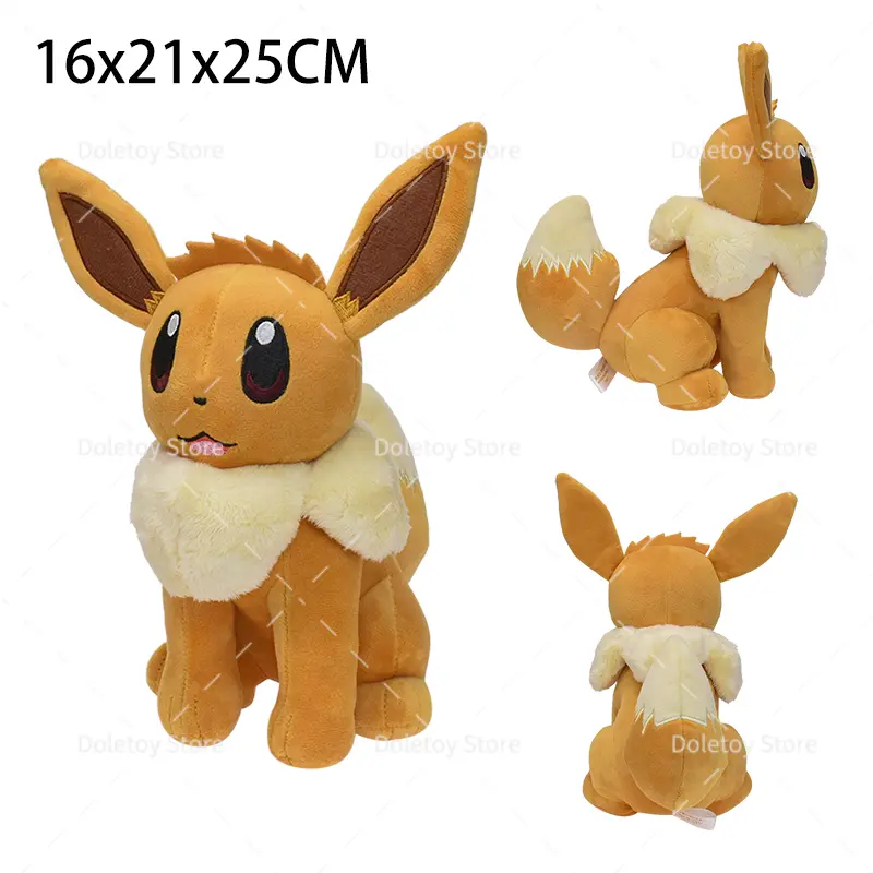 Hot Pokemon Stuffed Toy Eevee Family Plush Sylveon Espeon Umbreon Glaceon Leafeon Eevee Flareon Vaporeon Jolteon Plushies Gifts