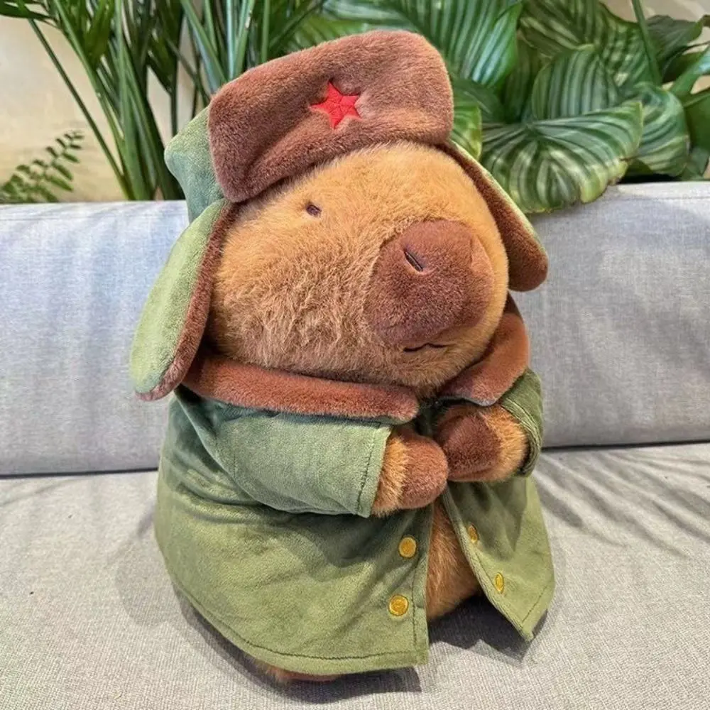New Cartoon Capybara Plush Toy Kids Toys Home Decoration Stuffed Animal Soft Guinea Pig Doll Gift