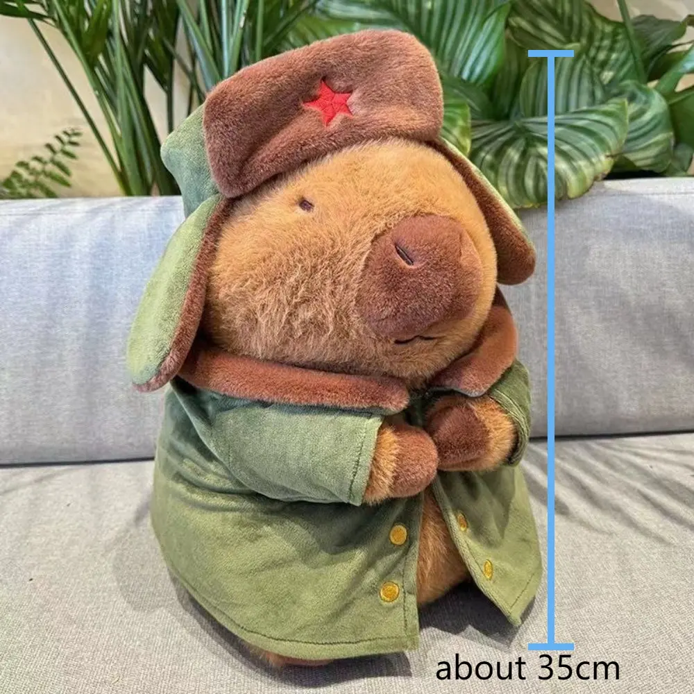 New Cartoon Capybara Plush Toy Kids Toys Home Decoration Stuffed Animal Soft Guinea Pig Doll Gift