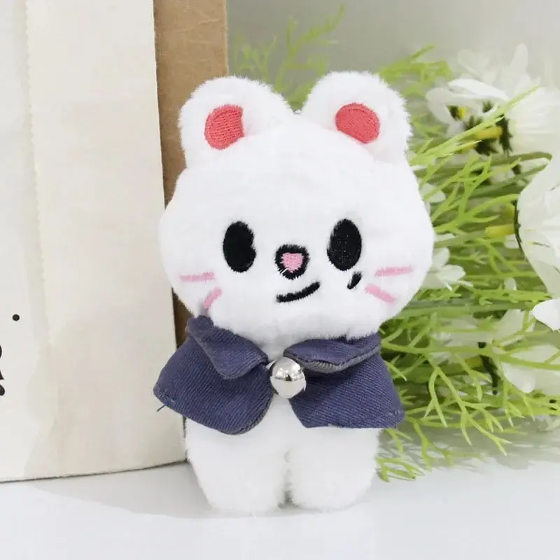 SKZOO Plush Toys 12cm Plush Wolf Chan Cartoon Stuffed Animal Plushies Doll Kawaii Companion for Kids Adults Fans Gift