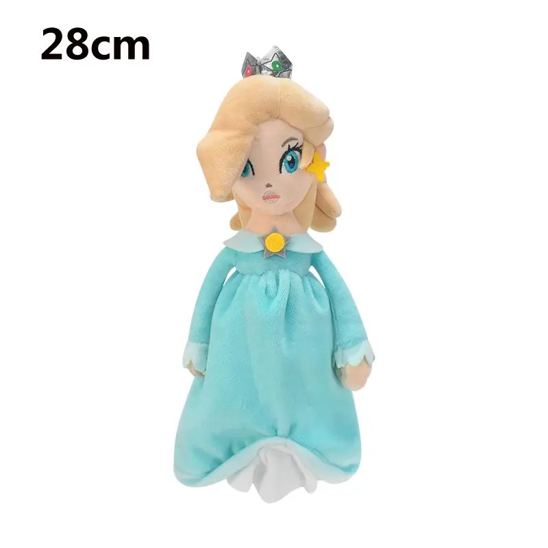 Cartoon Mario Plush Princess Series Princess Peach Daisy Rosalina Soft Stuffed Doll Toys Animal Plushie Kids Birthday Xmas Gifts