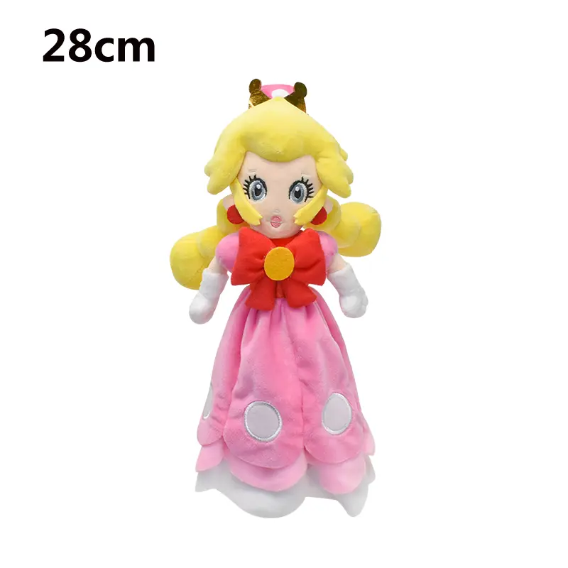 Cartoon Mario Plush Princess Series Princess Peach Daisy Rosalina Soft Stuffed Doll Toys Animal Plushie Kids Birthday Xmas Gifts