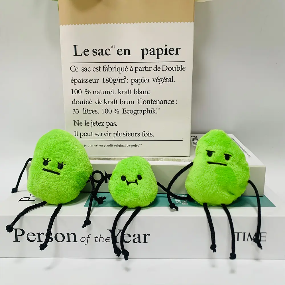 TreasuringU New 31cm Secret Staycation Plush Toys Edamame Family Dolls Kids Plant Stuffed Plushie Toy Birthday Gifts