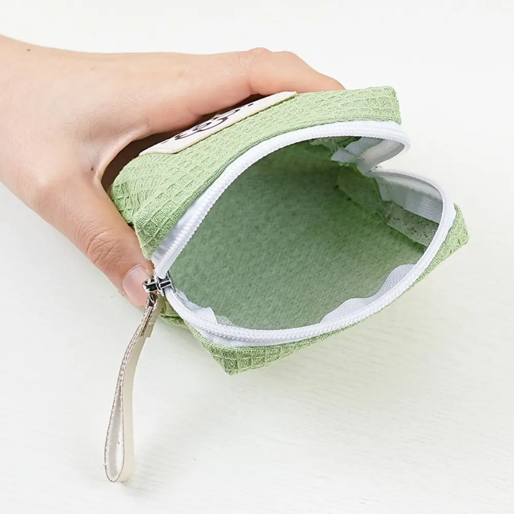 Portable Flowers Coin Purse Large Capacity Multipurpose Small Storage Bag Makeup Bag Women Girls