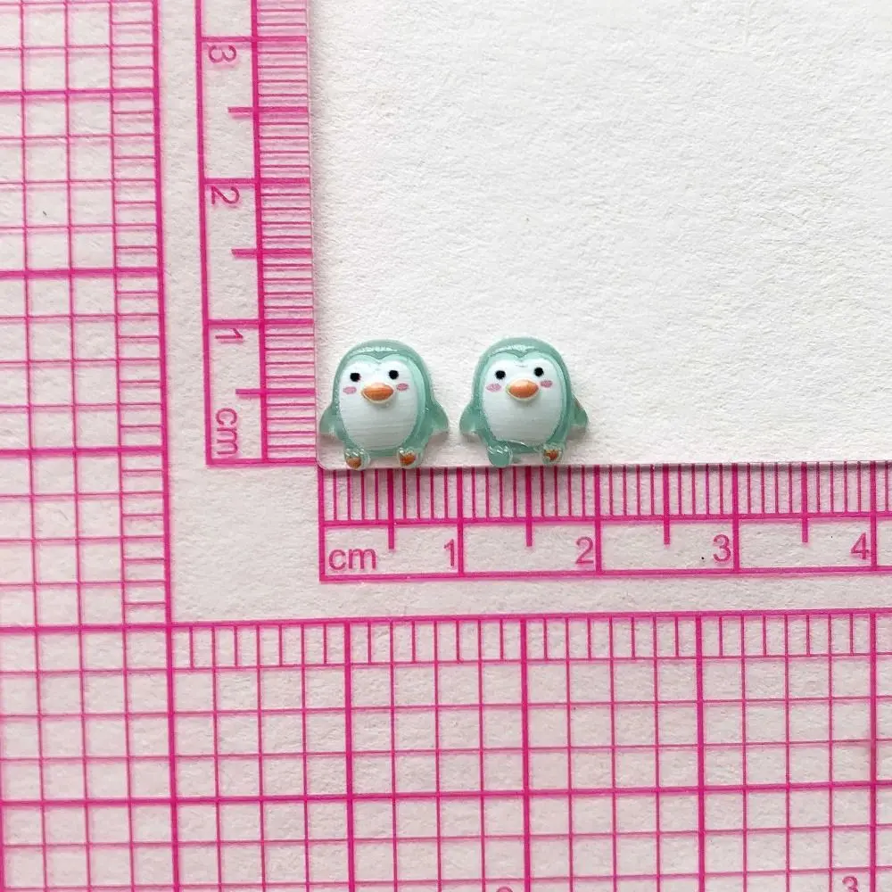 Cute Design Resin Mini Penguin Figurines Mini Series Resin Material Flat Back Stone Figurines DIY Crafts Flat Back