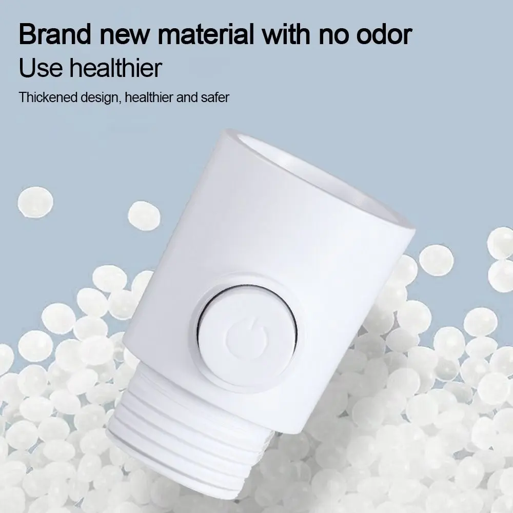 Plastic Shower Head Arm Diverter Flow Limiter One-Button Water Stop Valve Water Pressure Control Water Flow Regulator
