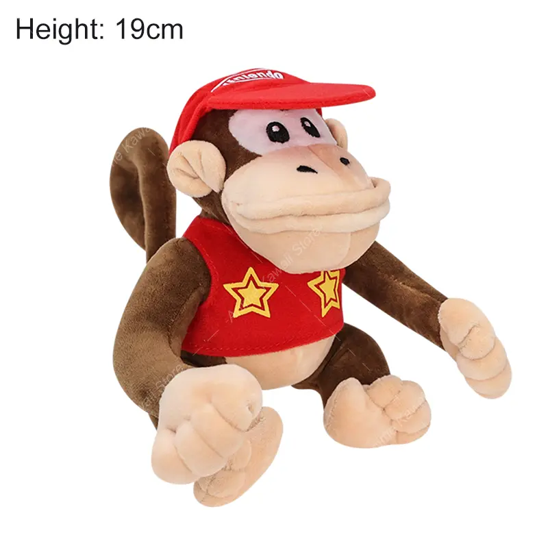 Hot Game Mario Plush Doll Cute Mario Luigi Princess Peach Daisy Rosalina Elephant Bowser Bowser Jr Vivian Ninji Stuffed Toy