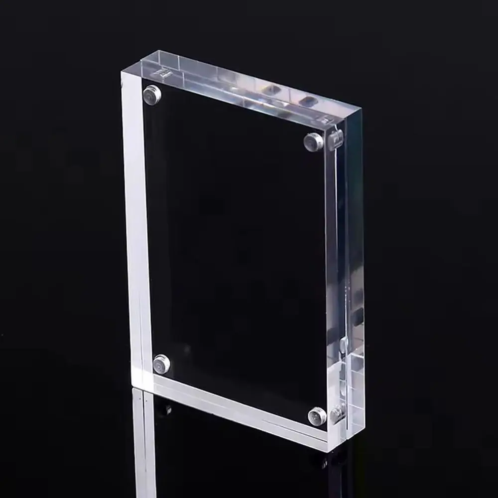 Transparent Photo Picture Frame Acrylic 10mm Poster Display Stand Kpop Picture Frame For Photo