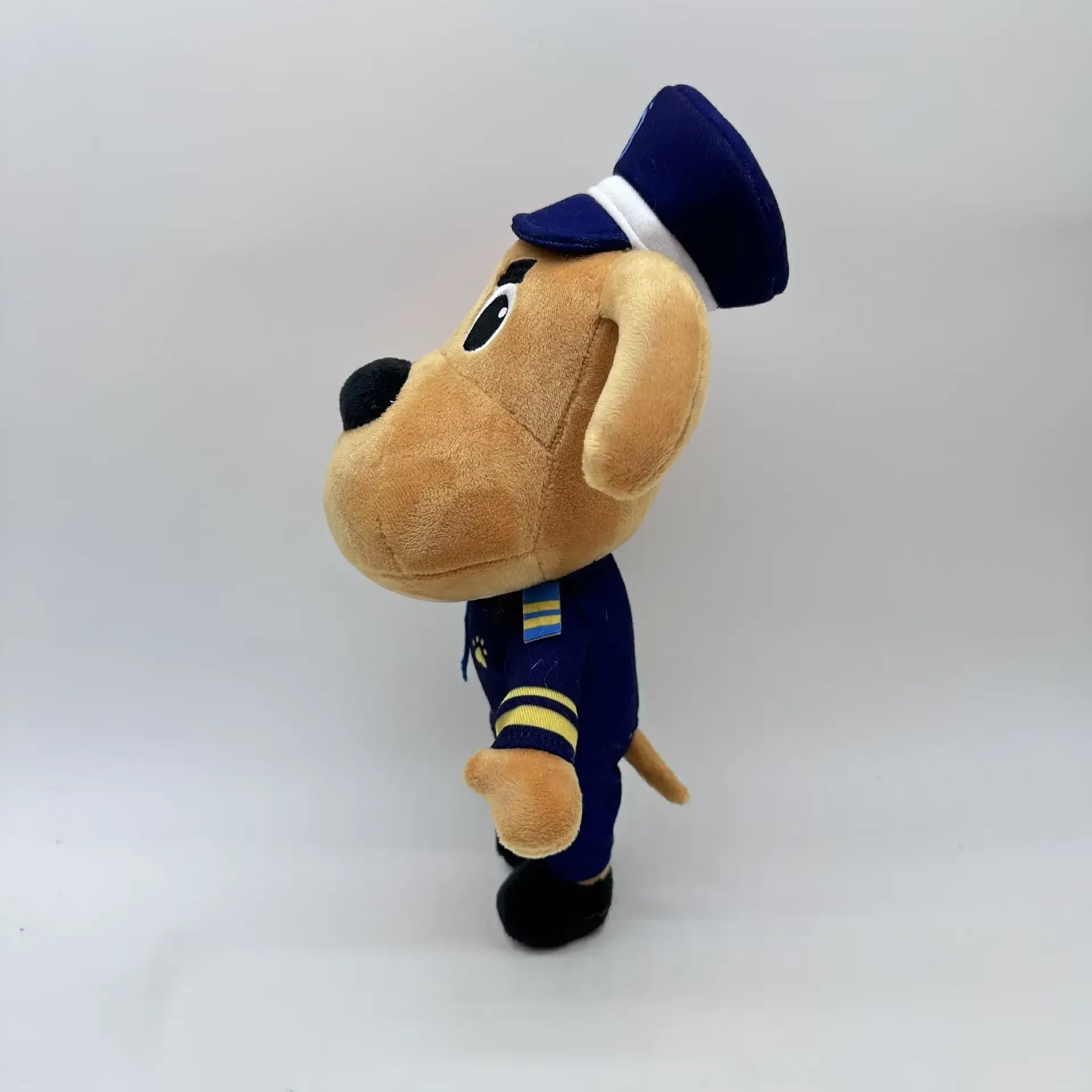 New Sheriff Labrador Dog Plush Toy Security Sergeant Labrador Wolf Dog Cartoon Doll Boys Girls Soft Stuffed Toys Children Gift