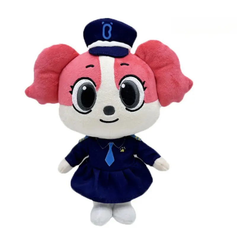 New Sheriff Labrador Dog Plush Toy Security Sergeant Labrador Wolf Dog Cartoon Doll Boys Girls Soft Stuffed Toys Children Gift