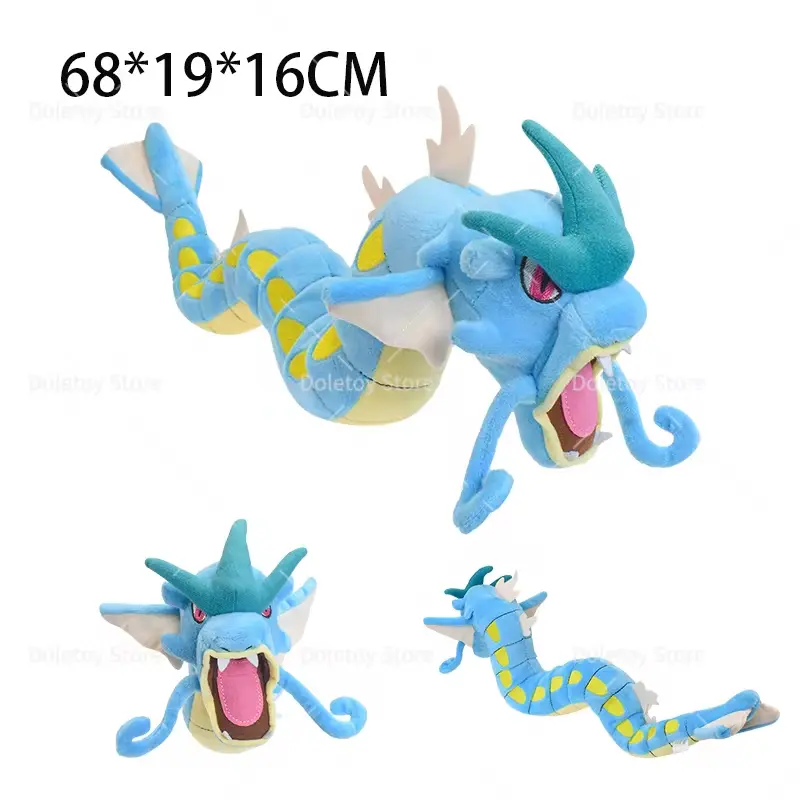 Hot Pokemon Plush Toys Rayquaza Fuse Charizard X Gyarados Plush Toys Cartoon Shiny Gyarados Peluche Dolls Kids Christmas Gifts