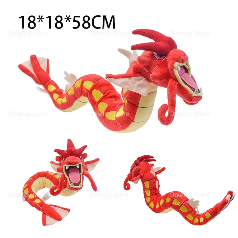Hot Pokemon Plush Toys Rayquaza Fuse Charizard X Gyarados Plush Toys Cartoon Shiny Gyarados Peluche Dolls Kids Christmas Gifts