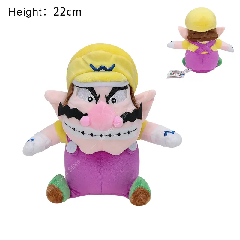 Game Mario Cartoon Plush Toy Raccoon Mario Wario Waluigi Plush Doll Mario Soft Stuffed Animal Doll Birthday Gifts