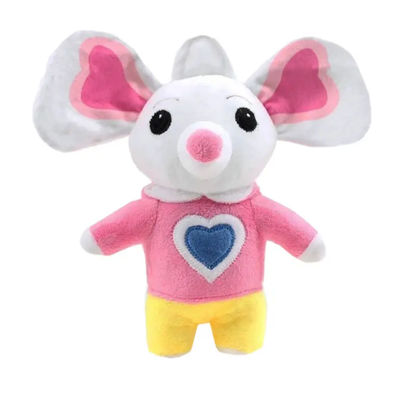 Cartoon Movies New Chip And Potato Stuffed Plush Toys Pug Dog and Mouse Peluche Animal Dolls Children Birthday Educational Gifts