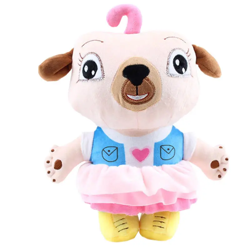 Cartoon Movies New Chip And Potato Stuffed Plush Toys Pug Dog and Mouse Peluche Animal Dolls Children Birthday Educational Gifts