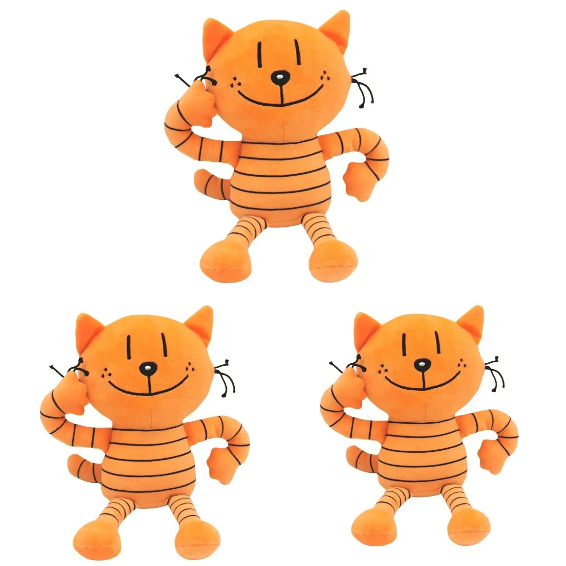 25cm Cute Dog Man Plush Toys Dogman Soft Stuffed Doll Cartoon Petey the Cat Puppy Chief Plushie Animals Figures Birthday Gifts