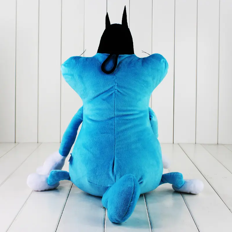 40cm funny design France Cute Cartoon Oggy Cockroaches Plush Toy Fat Cat Oggy Stuffed Animal Doll Anime Plush Toy
