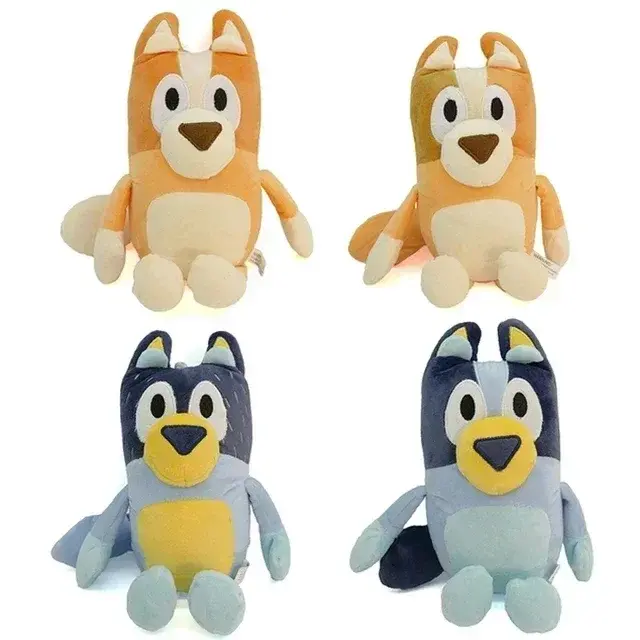 HOT SALE Bluey Dog Bingo Family Plush Toy Cartoon Dog Soft Stuffed Animals Dolls Birthday Christmas Gifts Family Blue-Y Bingo!