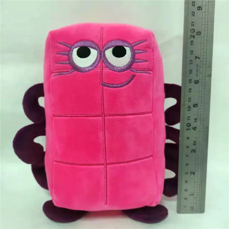 10pcs Cartoon number Plush Doll Toy Educational Stuffed Movie TV number Toys Kids Gift early childhood education doll