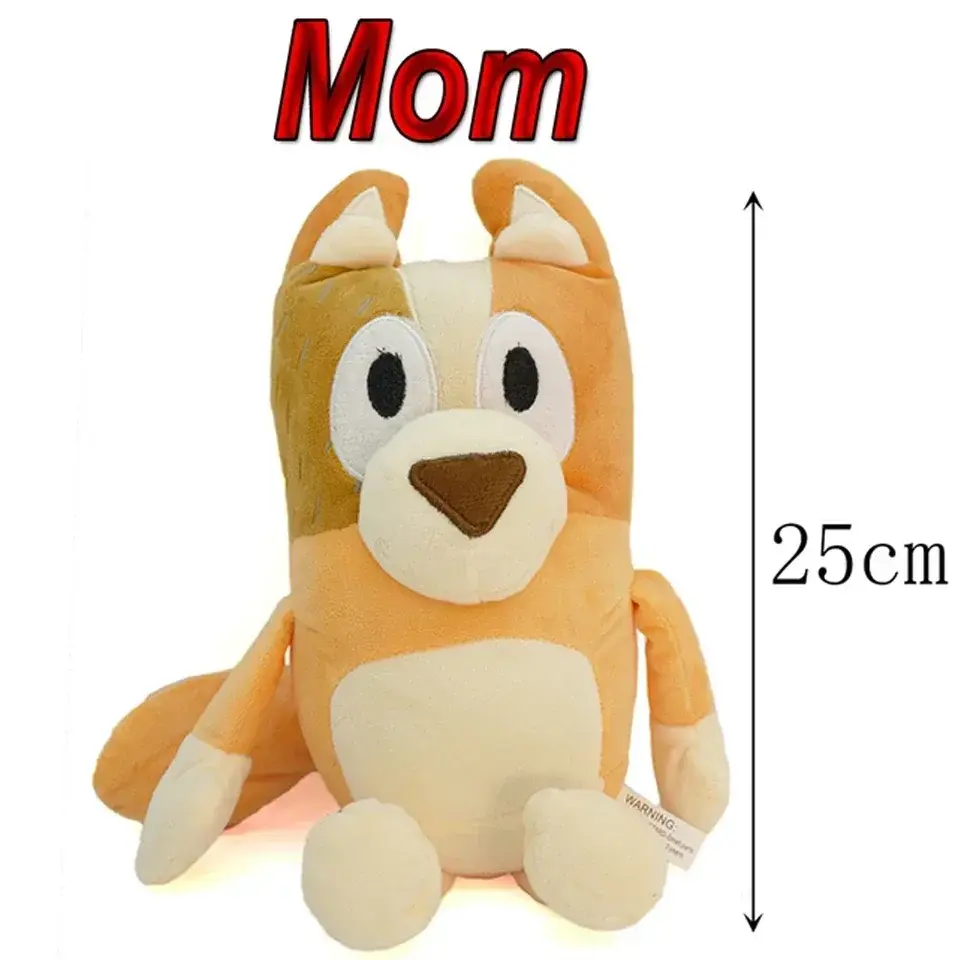 HOT SALE Bluey Dog Bingo Family Plush Toy Cartoon Dog Soft Stuffed Animals Dolls Birthday Christmas Gifts Family Blue-Y Bingo!